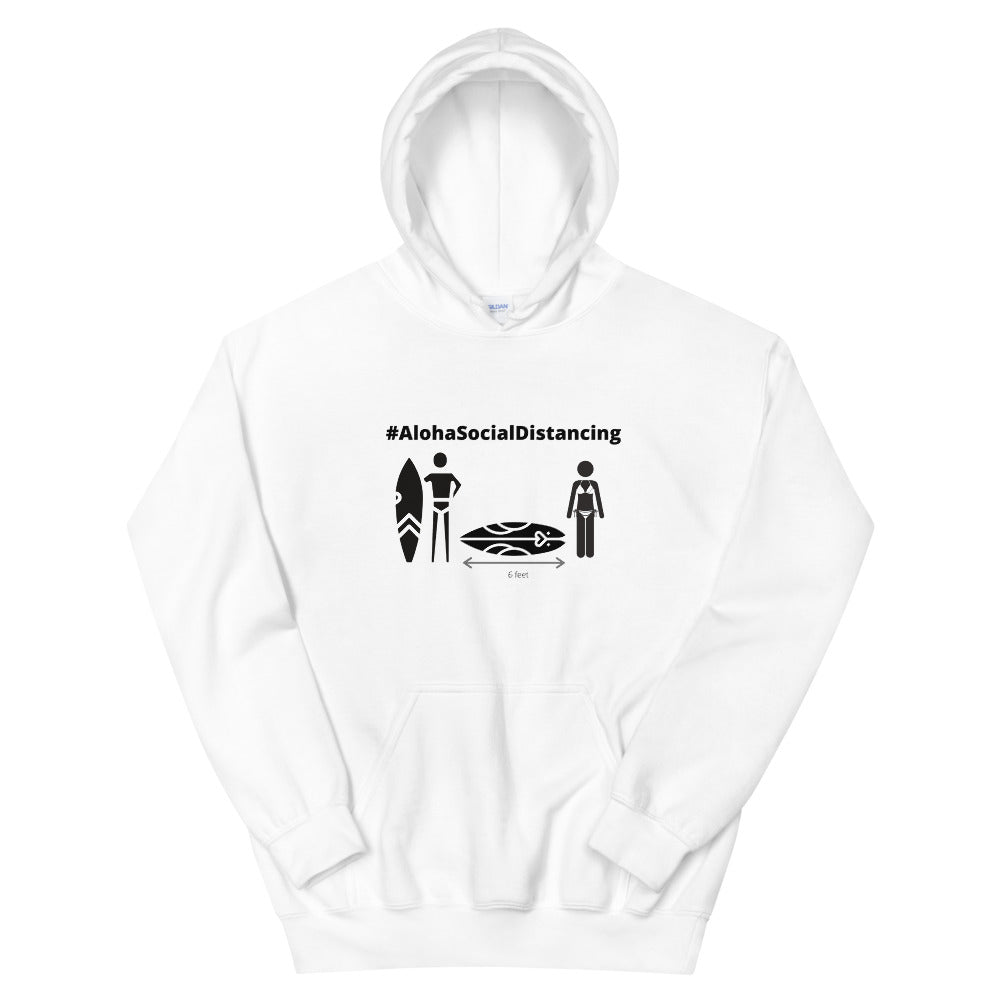Hoodie White/Glay